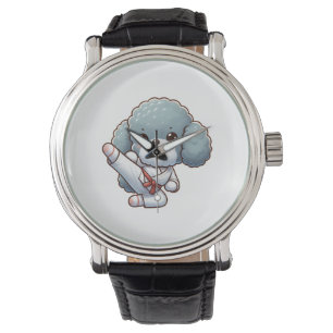 Montre Poodle karate high kick arts martial
