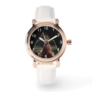 Montre Pop Out Art : Coq Fluffy Spectré Et Hen,