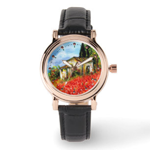 MONTRE POPIES DANS LE PAYSAGE TOSCANE