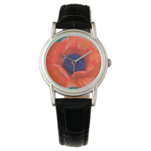 Montre POPPY Oriental Red Orange —