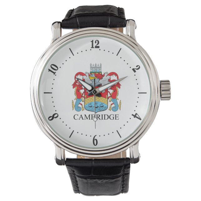 Montre Porte - clé d'armoiries de Cambridge (devant)