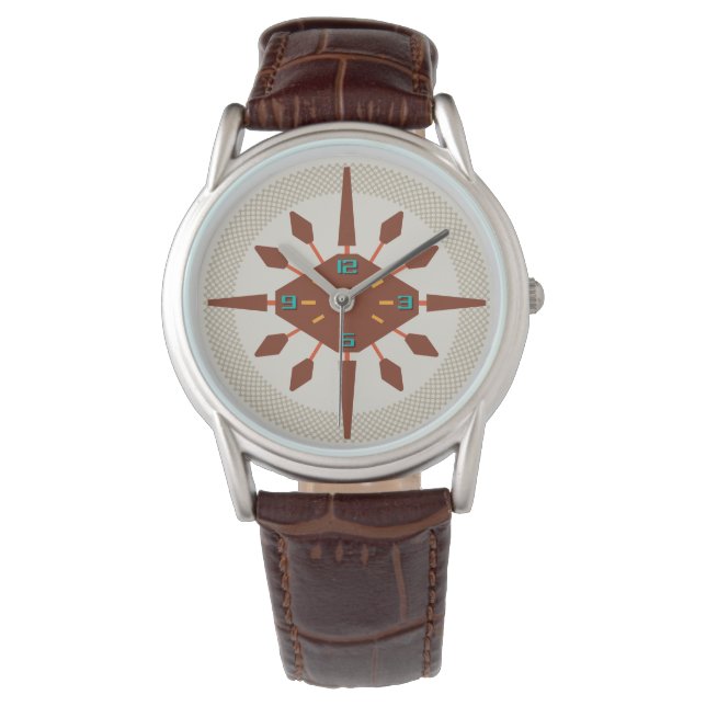Montre Porte-poignet moderne du milieu du siècle Regarder (devant)
