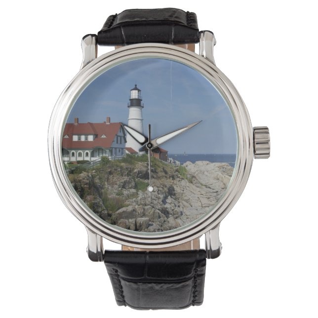 Montre Portland Head Light, Cape Elizabeth, Maine, (devant)