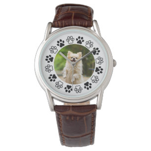 Montre Portrait de chien costumizable canine