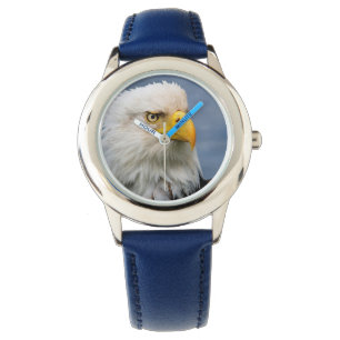 Montre Portrait de Raptor d'aigle à tête blanche