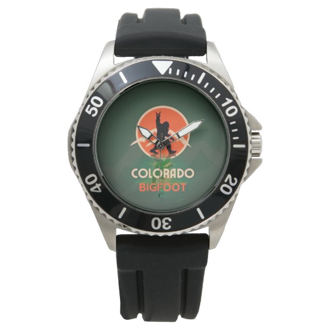 MONTRE PORTRAIT DE SASQUATCH BIGFOOT (devant)