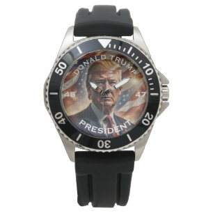 Montre Portrait du président Donald Trump