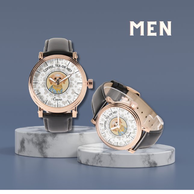 Montre Portrait personnalisé pour animaux de compagnie Ti (Custom Pet Photo Watch)