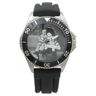 Montre Portrait Vintage Hantant de Frères et Sœurs