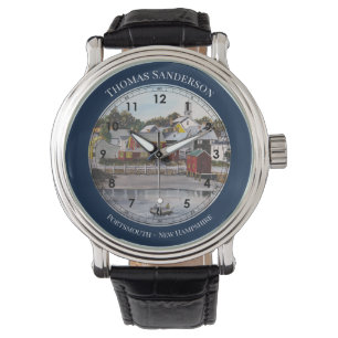 Montre Portsmouth Harbour New Hampshire Peinture