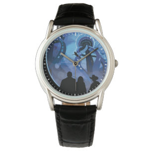 Montre Poster de voyage Retro Space - Jupiter's Moon Euro