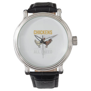 Montre Poules Et Jésus Chemise De Foi De Ferme Vintage_1