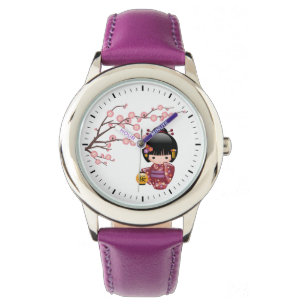 Montre Poupée de Sakura Kokeshi - fille de geisha