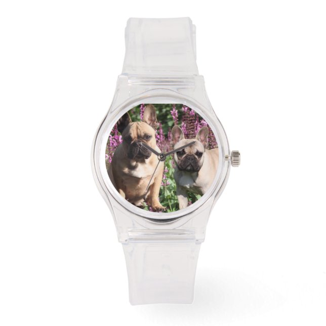 Montre pour bracelets Bulldogue français (Recto)