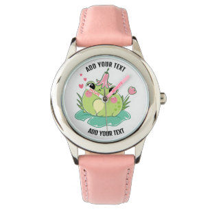 Montre pour enfant en acier inoxydable avec bracel