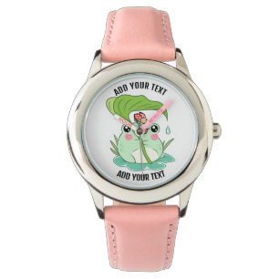 Montre pour enfant en acier inoxydable avec bracel