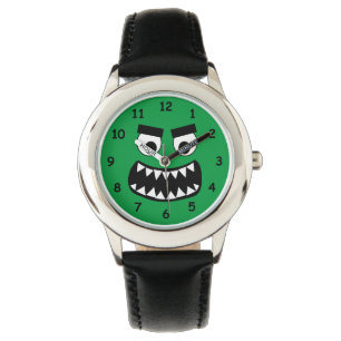 Montre pour enfants amusante avec un visage de mon