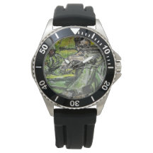 Montre pour homme en acier inoxydable avec bracele