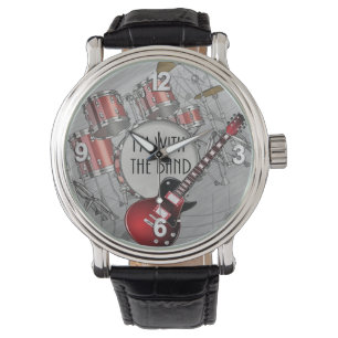 Montre pour homme I'm With the Band Drums