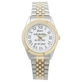 Montre pour les 60 ans de Brian