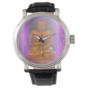 montre pourpre de Bouddha d'aura