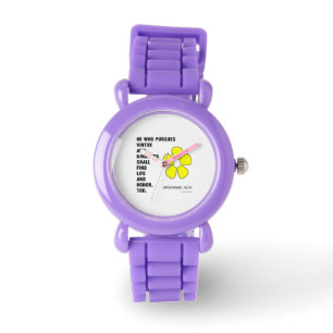 Montre Poursuivre la vertu et la bonté Proverbes 22:21