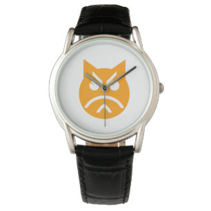 Montre Poussage Emoji Chat