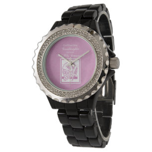 Montre Première communion de la petite-fille, rose