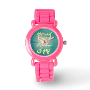 Montre Princesse de sirène de parties scintillantes de