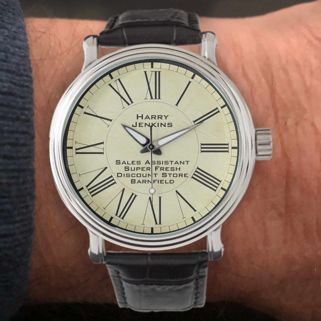 Montre Prix de l'assistant commercial Shop Worker (Créateur téléchargé)