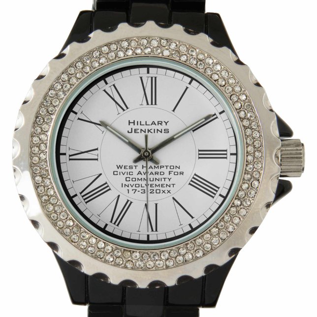 Montre Prix du meilleur spectacle de fleurs en classe pou (Créateur téléchargé)