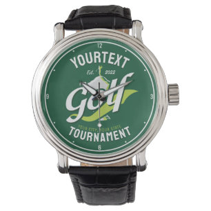 Montre Pro Golfer NAME Golf Trophée Tournoi de golf