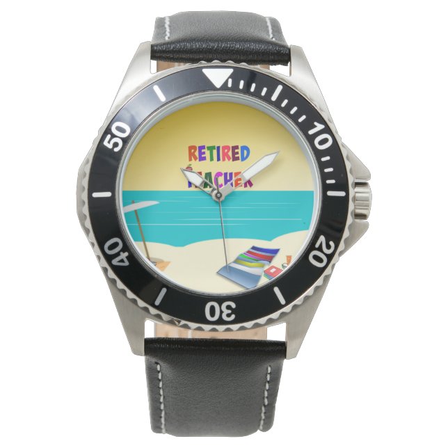 Montre Professeur retraité, Amusant au soleil (devant)