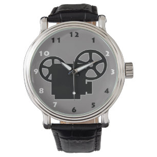 MONTRE PROJECTEUR DE FILMS RETRO NOIR ET BLANC