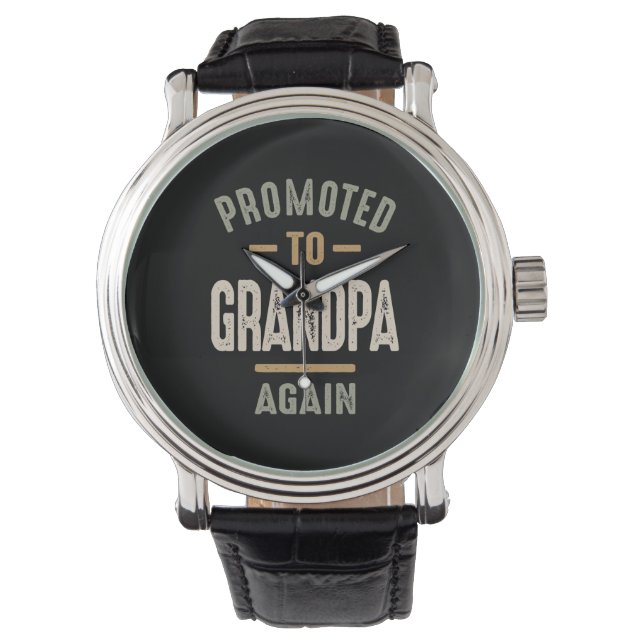 Montre Promu à nouveau grand-père - Père et grand-père (devant)