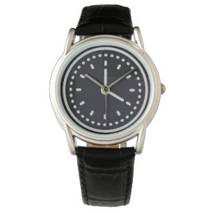 Montre Protecteur Turquoise classique pour hommes en cuir