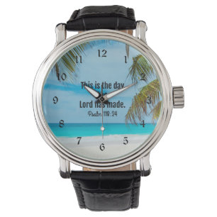 Montre Psaumes118:24, Voici le jour...
