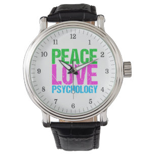 Montre Psychologie d'amour de paix mignonne