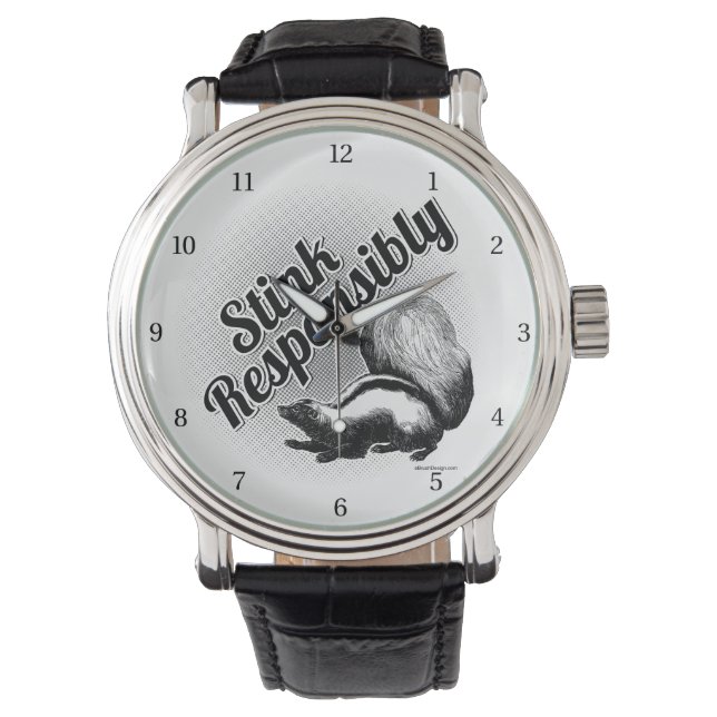 Montre Puisse avec responsabilité Wrist Watch (devant)