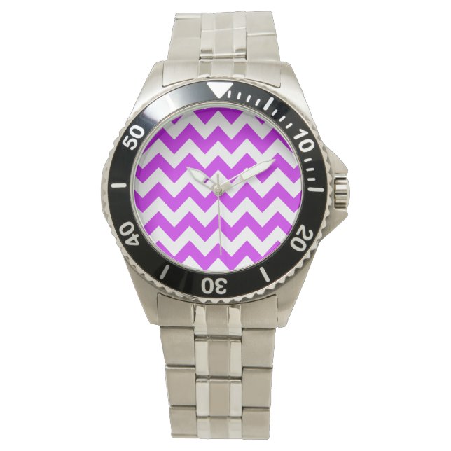 Montre Purple Bold Chevron (devant)