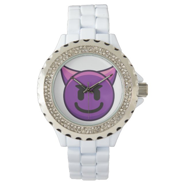 Montre Purple Devil Emoji (devant)