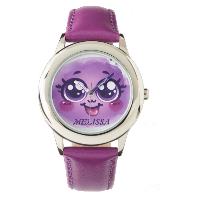 MONTRE PURPLE GRIMACE (devant)