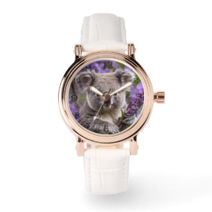 Montre Purple Jacaranda Koala Ours,