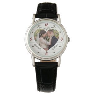 Montre Puzzle du coeur Mariage photo Vous me complétez R