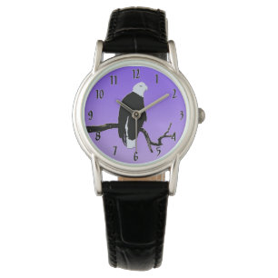 Montre Pygargue à tête blanche au coucher du soleil - Art