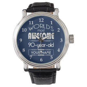 Montre quatre-vingt-dixième D'anniversaire des mondes