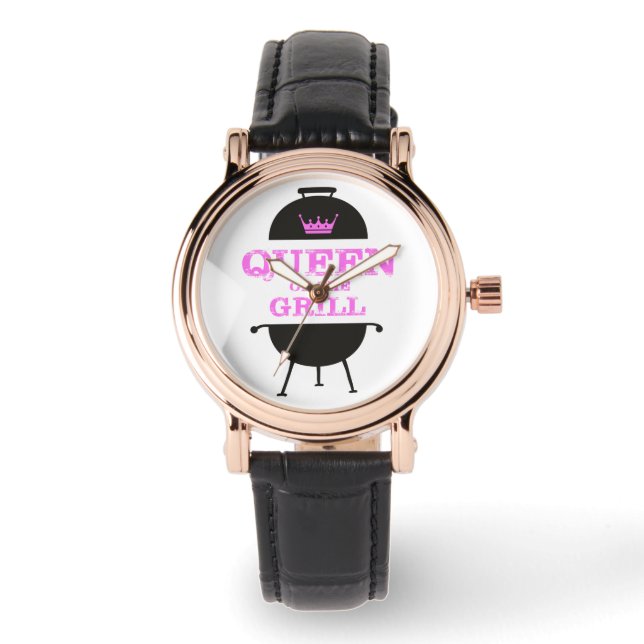 Montre Queen Of The Grill, Couronne Rose (Recto)