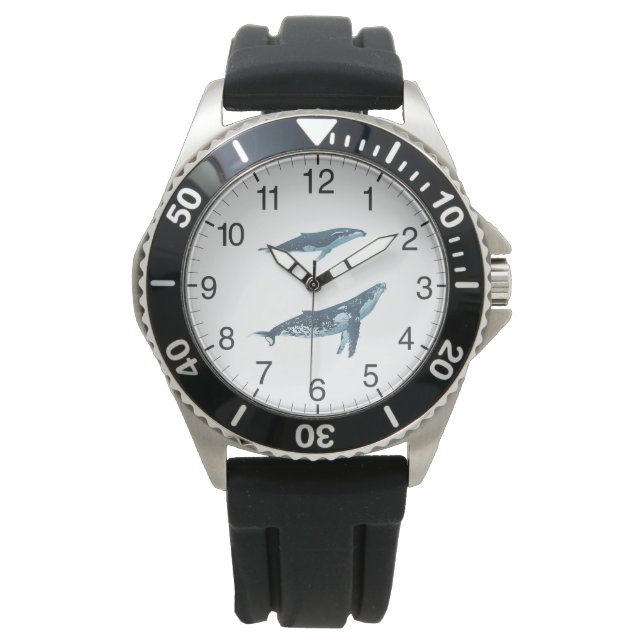 Montre Quelques baleines à bosse (devant)