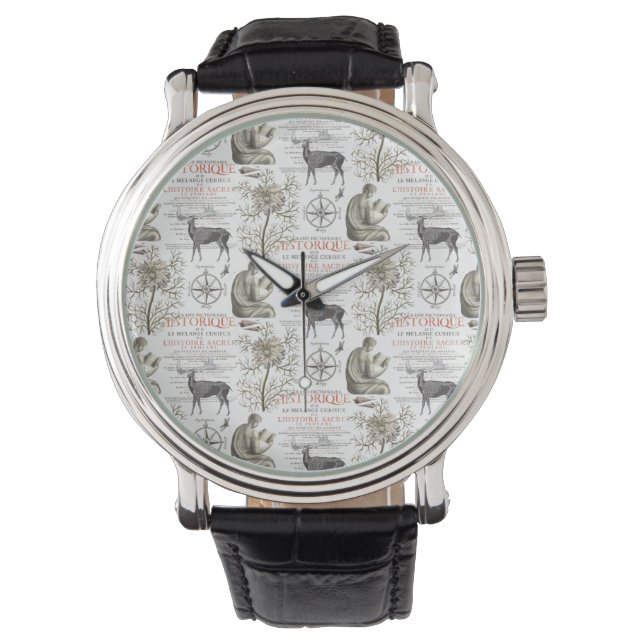 Montre Quête pour le savoir - Histoire et science (devant)