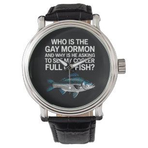 Montre Qui est le poisson drôle gay Mormon LGBTQ Pride